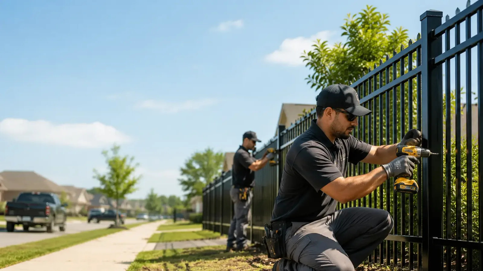 Metal Fence Installation in Olympia, KY